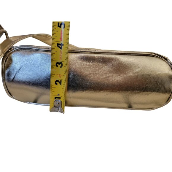 VTG Gold Metallic Backpack With Fun Eye Design - Picture 7 of 11